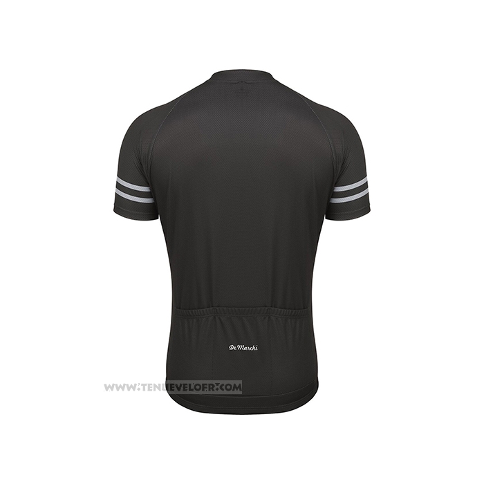 2021 Maillot Cyclisme de Marchi Noir Manches Courtes et Cuissard